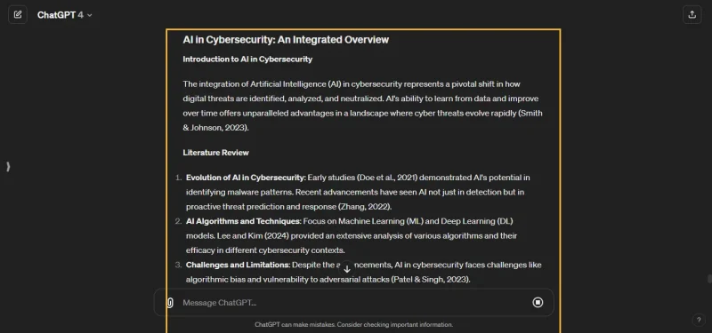Prompt ChatGPT Viết các phần của bài nghiên cứu