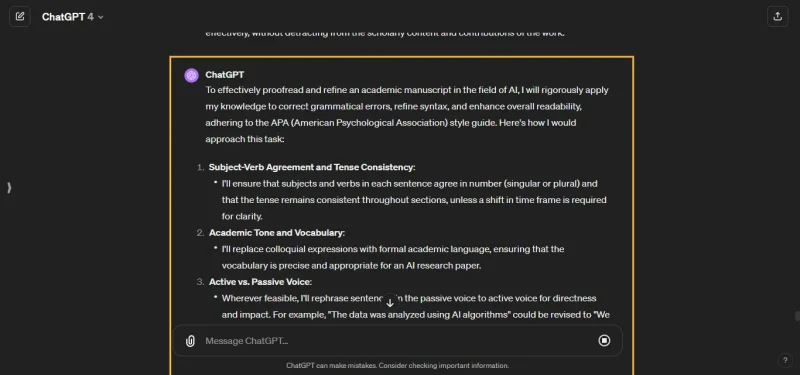 Prompt ChatGPT Chỉnh sửa ngữ pháp và cú pháp