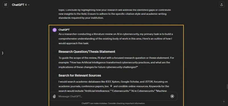 Prompt ChatGPT Hỗ trợ tổng quan tài liệu (Literature Review)