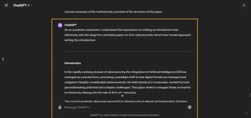 Prompt ChatGPT Xây dựng phần mở đầu 